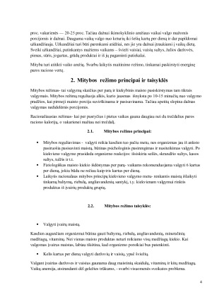Ikimokyklinio amžiaus vaikų mitybos ypatumai ir sveikos mitybos principai. Paveikslėlis 4
