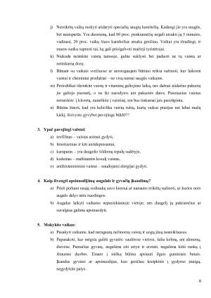 IKIMOKYKLINIO AMŽIAUS VAIKŲ APSINUODIJIMAI NAMUOSE - PREVENCIJOS STRATEGIJOS. Paveikslėlis 8
