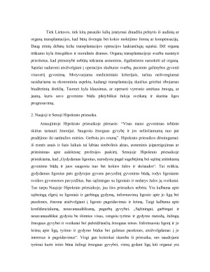 Audinių ir organų donorystė ir transplantacija. Paveikslėlis 4