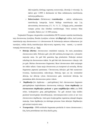 Chromosomų mutacijos. Paveikslėlis 8