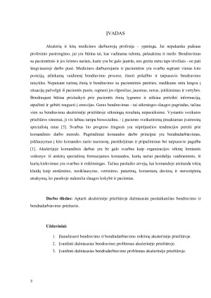 Dažniausios bendravimo ir bendradarbiavimo problemos akušerinėje priežiūroje. Paveikslėlis 3