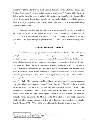 Anatomijos raida. Paveikslėlis 7