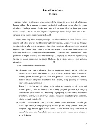 Alerginis rinitas. Paveikslėlis 3
