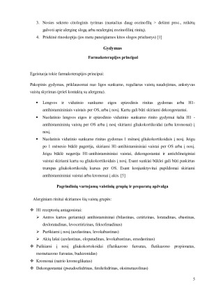 Alerginis rinitas. Paveikslėlis 5