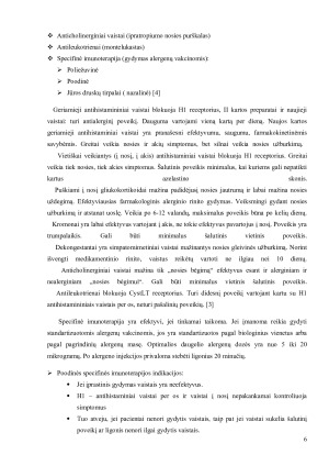 Alerginis rinitas. Paveikslėlis 6