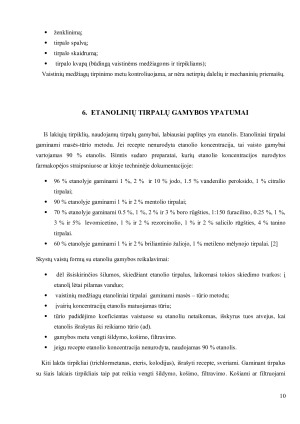 NEVANDENINIŲ TIRPALŲ GAMYBOS YPATUMAI. Paveikslėlis 10