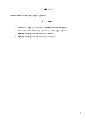 NEVANDENINIŲ TIRPALŲ GAMYBOS YPATUMAI. Paveikslėlis 4
