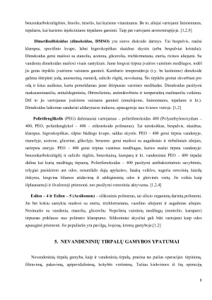 NEVANDENINIŲ TIRPALŲ GAMYBOS YPATUMAI. Paveikslėlis 8