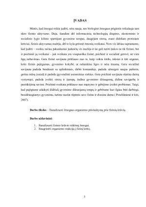 ORGANIZMO REAKCIJA Į FIZINĮ KRŪVĮ. Paveikslėlis 3