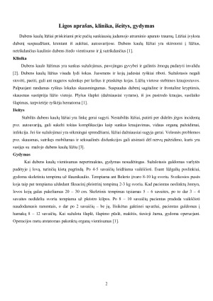 Dubens kaulų lūžiai. Paveikslėlis 2