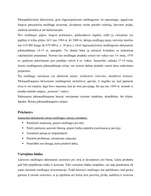 Psichoaktyviosios medžiagos - Lakiosios medžiagos. Paveikslėlis 3