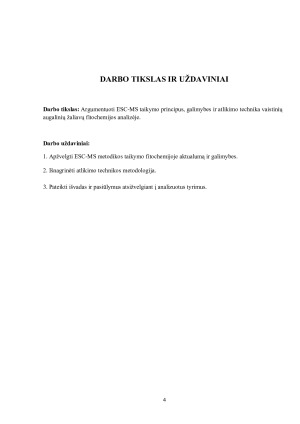 ESC-MS taikymo fitochemijoje principai, galimybės ir atlikimo technikos metodologija. Paveikslėlis 4