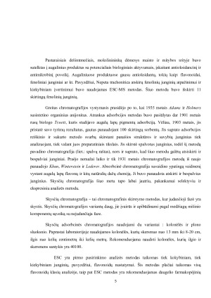 ESC-MS taikymo fitochemijoje principai, galimybės ir atlikimo technikos metodologija. Paveikslėlis 5