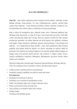 DEPRESIJA SERGANTYS PAAUGLIAI. Paveikslėlis 3