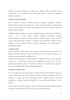 DEPRESIJA SERGANTYS PAAUGLIAI. Paveikslėlis 8