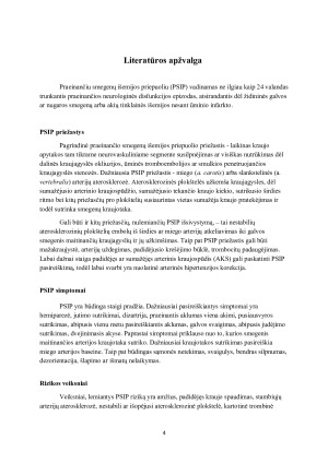 PACIENTO SLAUGA IŠTIKUS PRAEINANČIAM SMEGENŲ IŠEMIJOS PRIEPUOLIUI. Paveikslėlis 4