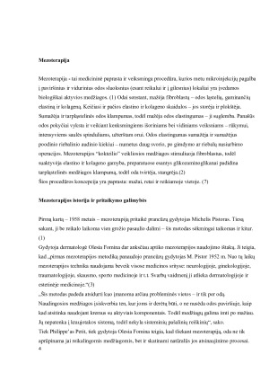 MEZOTERAPIJA, JOS PRIVALUMAI IR TRŪKUMAI. Paveikslėlis 4