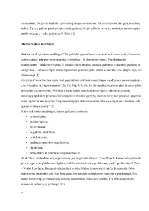 MEZOTERAPIJA, JOS PRIVALUMAI IR TRŪKUMAI. Paveikslėlis 7