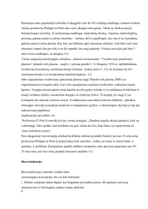 MEZOTERAPIJA, JOS PRIVALUMAI IR TRŪKUMAI. Paveikslėlis 8