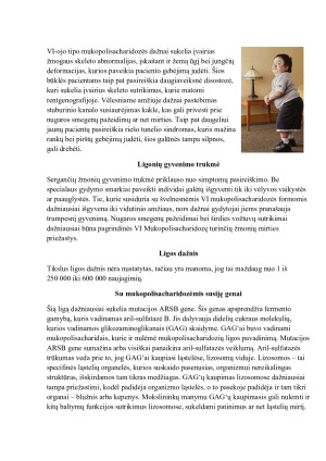 Mukopolisacharidozės. Paveikslėlis 3