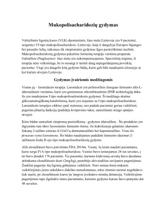 Mukopolisacharidozės. Paveikslėlis 6