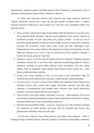 Stresas, jo formavimosi priežastys ir įtaka sveikatai. Paveikslėlis 10