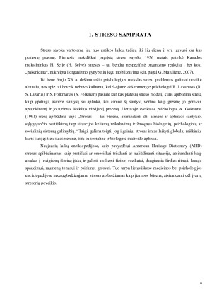 Stresas, jo formavimosi priežastys ir įtaka sveikatai. Paveikslėlis 4