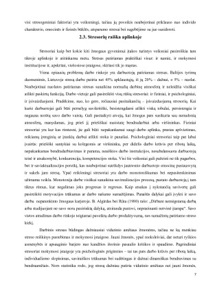 Stresas, jo formavimosi priežastys ir įtaka sveikatai. Paveikslėlis 7