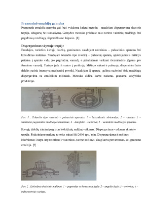 EMULSIJŲ GAMYBOS YPATUMAI, KOKYBĖS VERTINIMAS. Paveikslėlis 5
