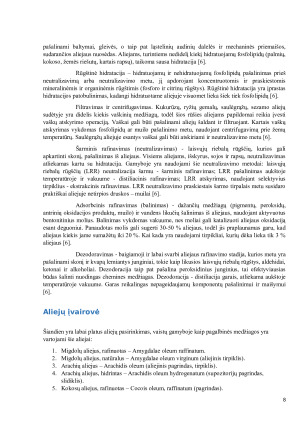 Aliejai, jų gavybos būdai ir taikymas vaistų gamyboje. Paveikslėlis 8
