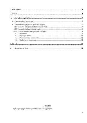 Parenteralinių vaistų gamybos sąlygos. Paveikslėlis 2