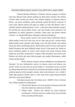 NĖŠČIOSIOS PASIRUOŠIMAS GIMDYMUI. Paveikslėlis 8