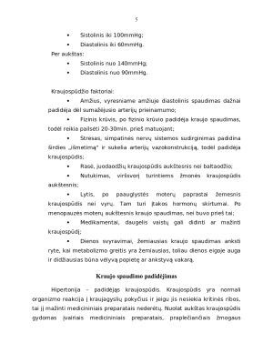 KRAUJO SLĖGIS. KRAUJOSPŪDŽIO MATAVIMO METODIKA. DAŽNIAUSIOS KLAIDOS MATUOJANT KRAUJOSPŪDĮ. MATAVIMO TAISYKLĖS. Paveikslėlis 5