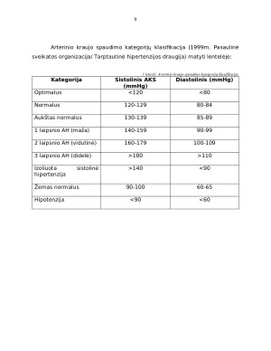 KRAUJO SLĖGIS. KRAUJOSPŪDŽIO MATAVIMO METODIKA. DAŽNIAUSIOS KLAIDOS MATUOJANT KRAUJOSPŪDĮ. MATAVIMO TAISYKLĖS. Paveikslėlis 9