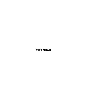 VITAMINAI. Paveikslėlis 1