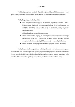 Niežai – odos parazitinė liga. Paveikslėlis 7