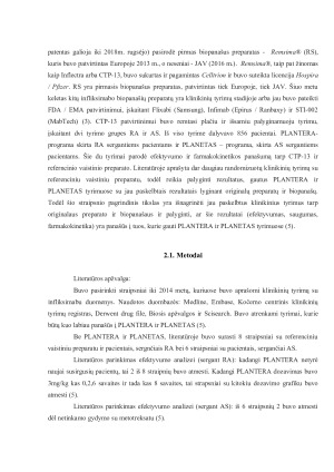 KLINIKINIŲ TYRIMŲ SU BIOPANAŠIU INFLIKSIMABU (CT-P13) ANALIZĖ IR PALYGINIMAS SU ANKSČIAU ATLIKTAIS TYRIMAIS REFERENCINIAM VAISTINIAM PREPARATUI. Paveikslėlis 5