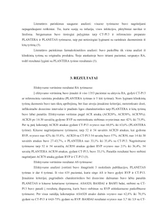 KLINIKINIŲ TYRIMŲ SU BIOPANAŠIU INFLIKSIMABU (CT-P13) ANALIZĖ IR PALYGINIMAS SU ANKSČIAU ATLIKTAIS TYRIMAIS REFERENCINIAM VAISTINIAM PREPARATUI. Paveikslėlis 6