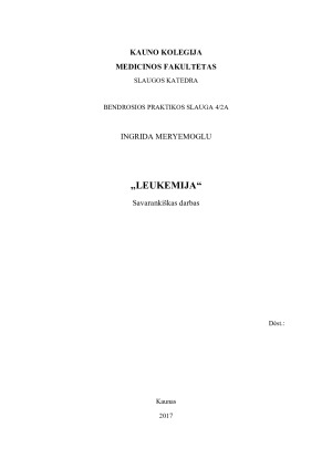 LEUKEMIJA