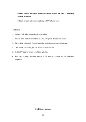 Būtinosios pagalbos ir intensyviosios  slaugos profesinės veiklos praktikos. Paveikslėlis 10