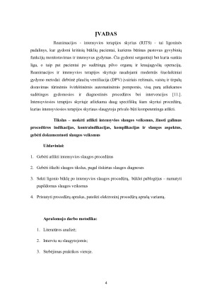 Būtinosios pagalbos ir intensyviosios  slaugos profesinės veiklos praktikos. Paveikslėlis 4