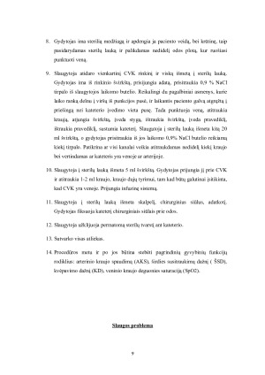 Būtinosios pagalbos ir intensyviosios  slaugos profesinės veiklos praktikos. Paveikslėlis 9