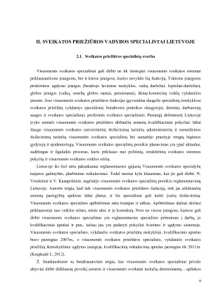 SVEIKATOS PRIEŽIŪROS VADYBA - TEORIJA IR PATIRTIS LIETUVOJE. Paveikslėlis 9