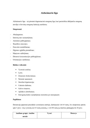 ALZHEIMERIO LIGA SERGANČIŲJŲ GERIATRINĖ REABILITACIJA. Paveikslėlis 4