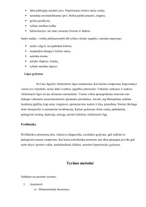 ALZHEIMERIO LIGA SERGANČIŲJŲ GERIATRINĖ REABILITACIJA. Paveikslėlis 6