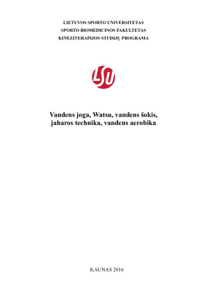 Vandens joga, Watsu, vandens šokis,