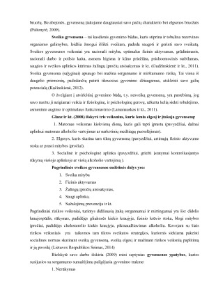ŠIAULIŲ MIESTO GYVENTOJŲ ŽINIOS APIE SVEIKĄ GYVENSENĄ. Paveikslėlis 6