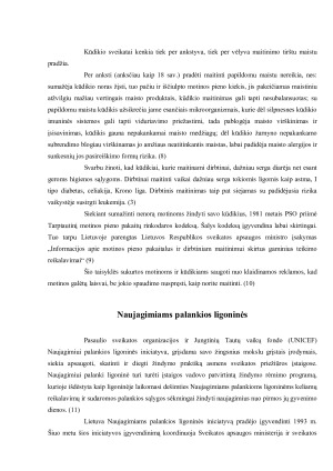 VAIKŲ ŽINDYMAS VISUOMENĖS SVEIKATOS KONTEKSTE. Paveikslėlis 9