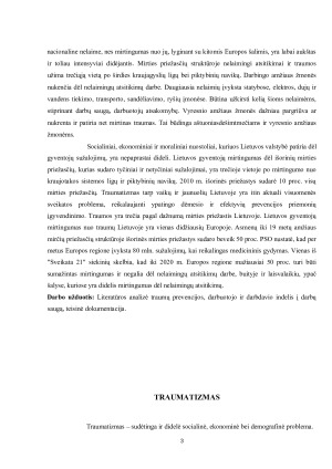 TRAUMŲ PREVENCIJOS BŪDAI. DARBŲ SAUGOS SVARBA DARBDAVIO IR DARBUOTOJO ATŽVILGIU. TEISINĖ DOKUMENTACIJA. Paveikslėlis 3