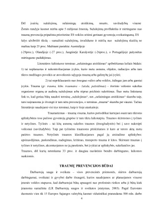 TRAUMŲ PREVENCIJOS BŪDAI. DARBŲ SAUGOS SVARBA DARBDAVIO IR DARBUOTOJO ATŽVILGIU. TEISINĖ DOKUMENTACIJA. Paveikslėlis 4